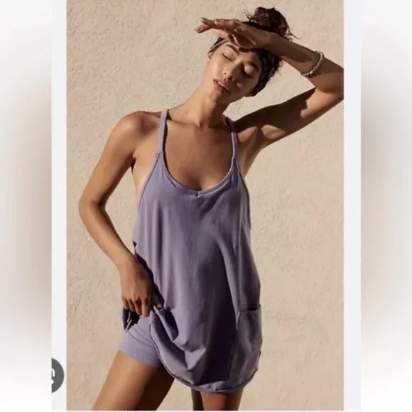 Free People Movement Hot Shot Mini Dress Fully Lined Top & Shorts Women’s XS - Picture 9 of 10